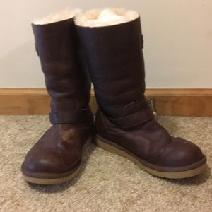 UGG, Leather boots, size 7